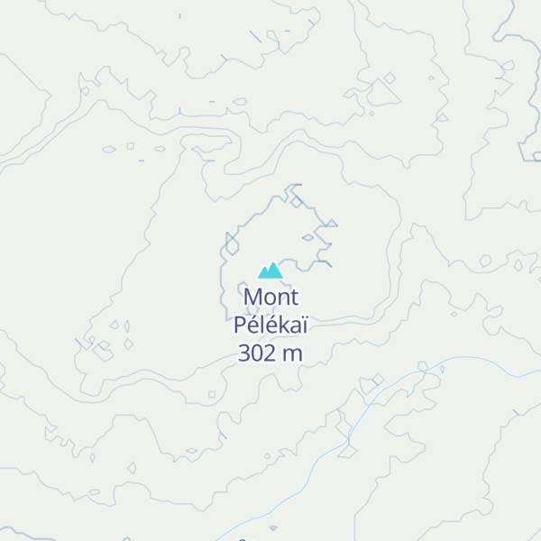 Map of Mont Pélékaï