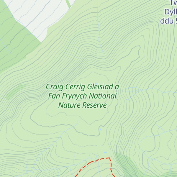Map of Fan Frynych