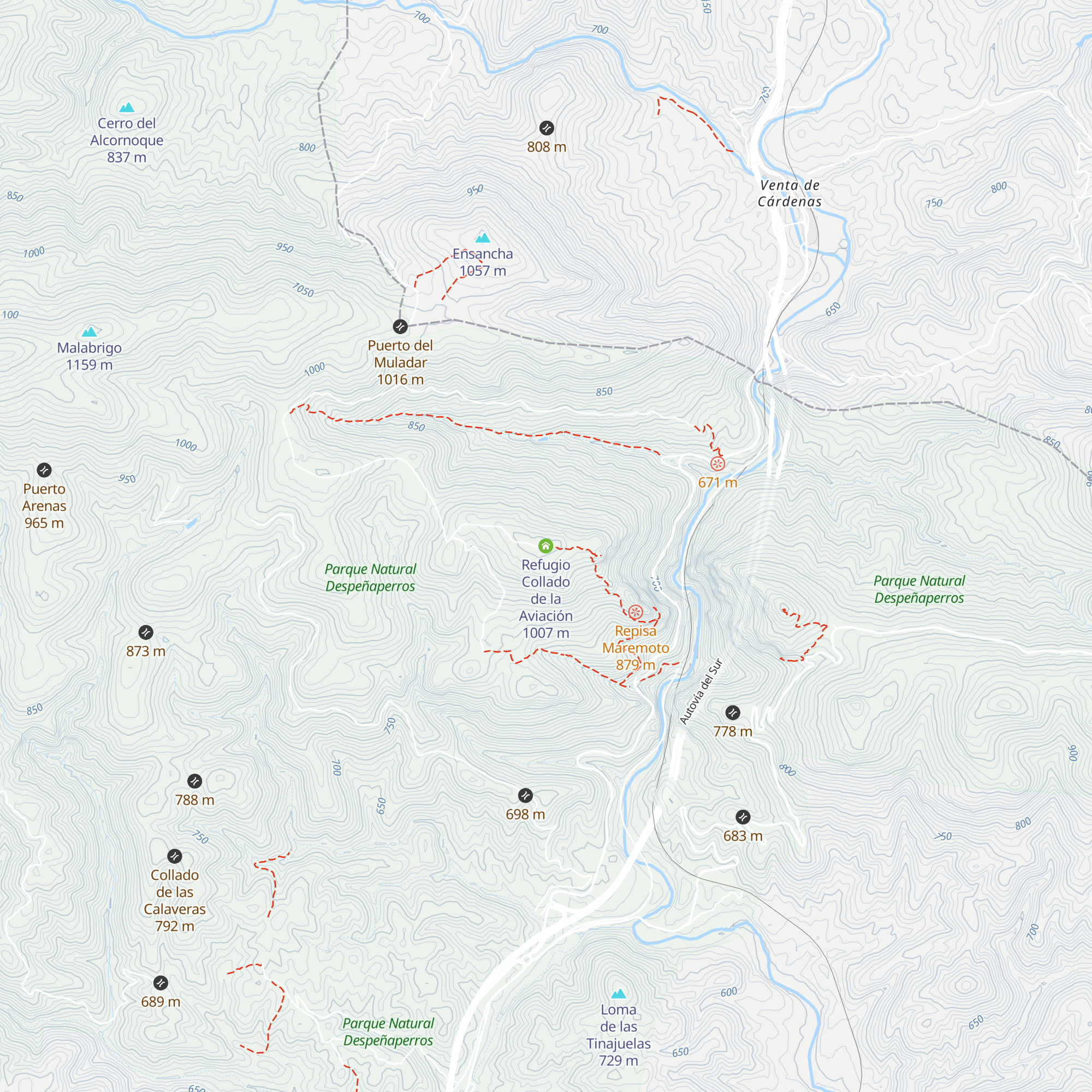 Collado de Aviaciòn map