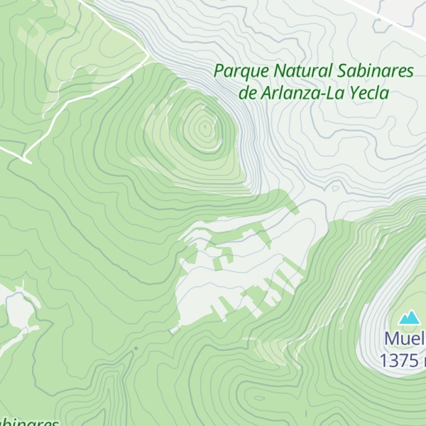 Map of Refugio de Nuestra Señora de las Mamblas
