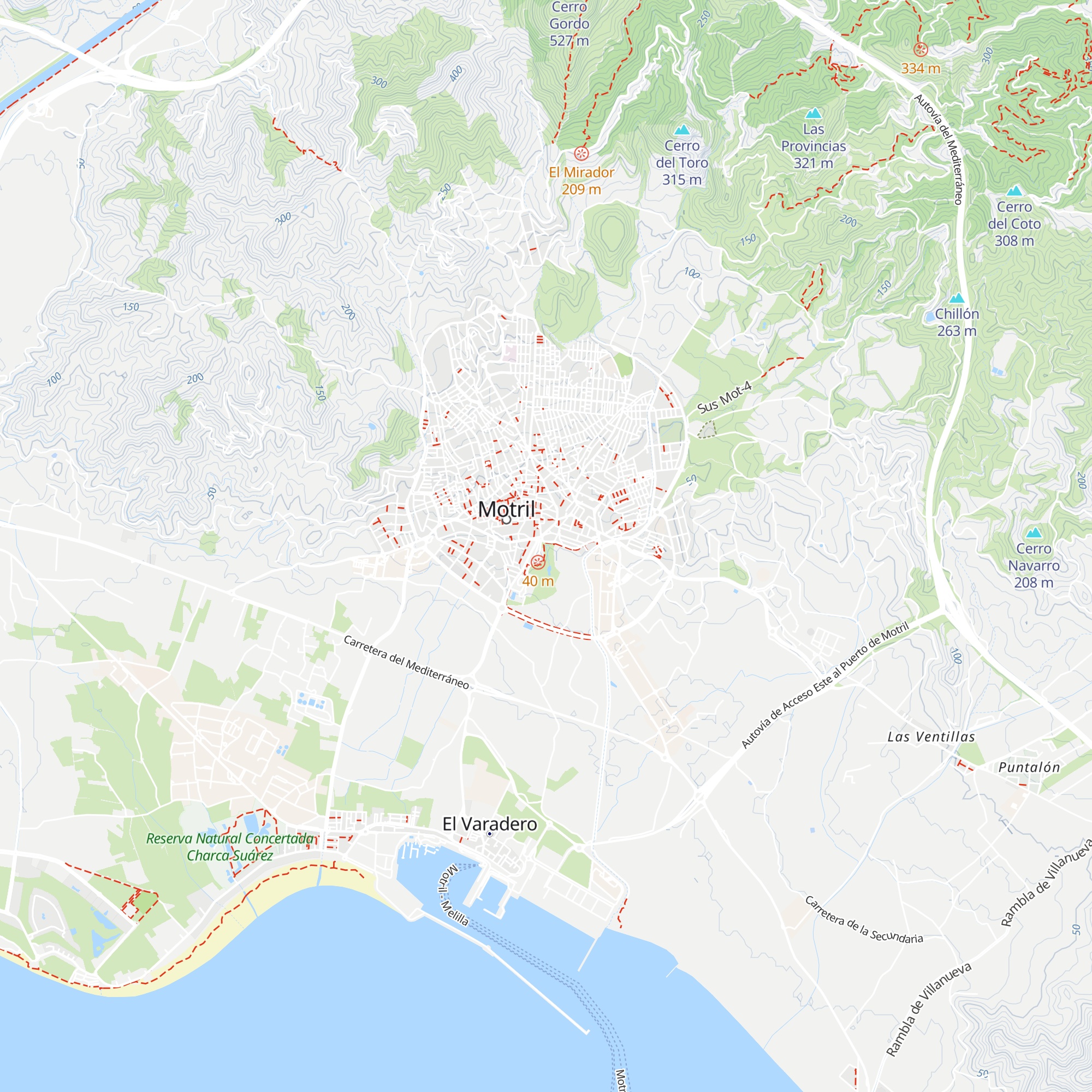 Oficina de Turismo Motril map