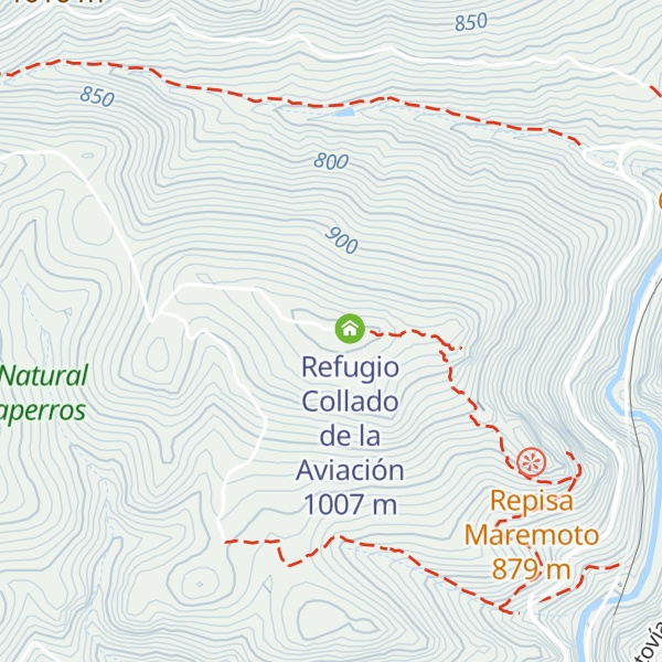 Map of Cerro de los ôrganos;Cerro de los Órganos