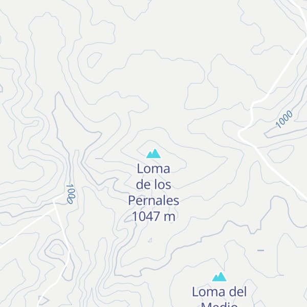 Map of Loma de los Pernales