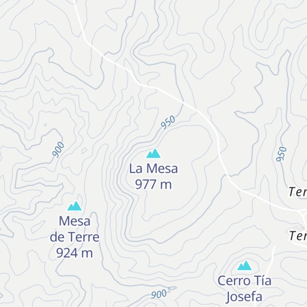 Map of La Mesa