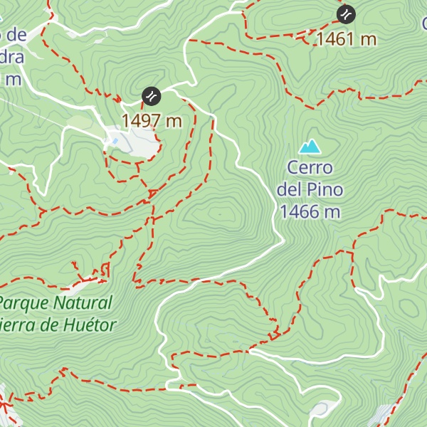 Map of Cerro de las Calaveras