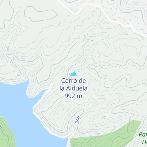 Map of Cerro de la Alduela