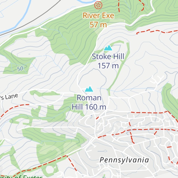 Map of Roman Hill