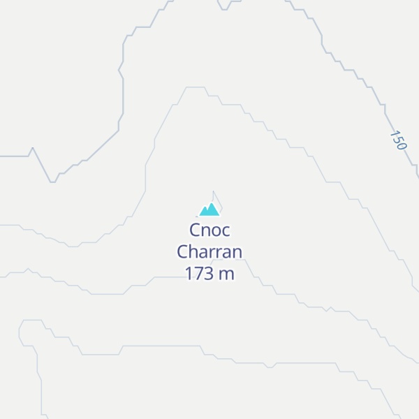 Map of Cnoc Charran