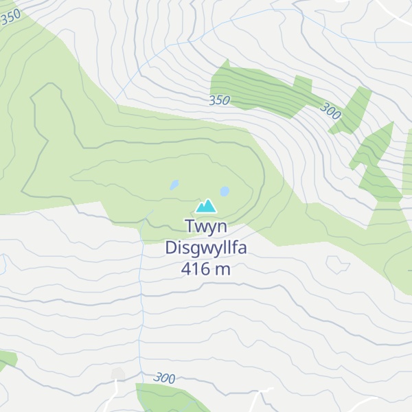 Map of Twyn Disgwyllfa