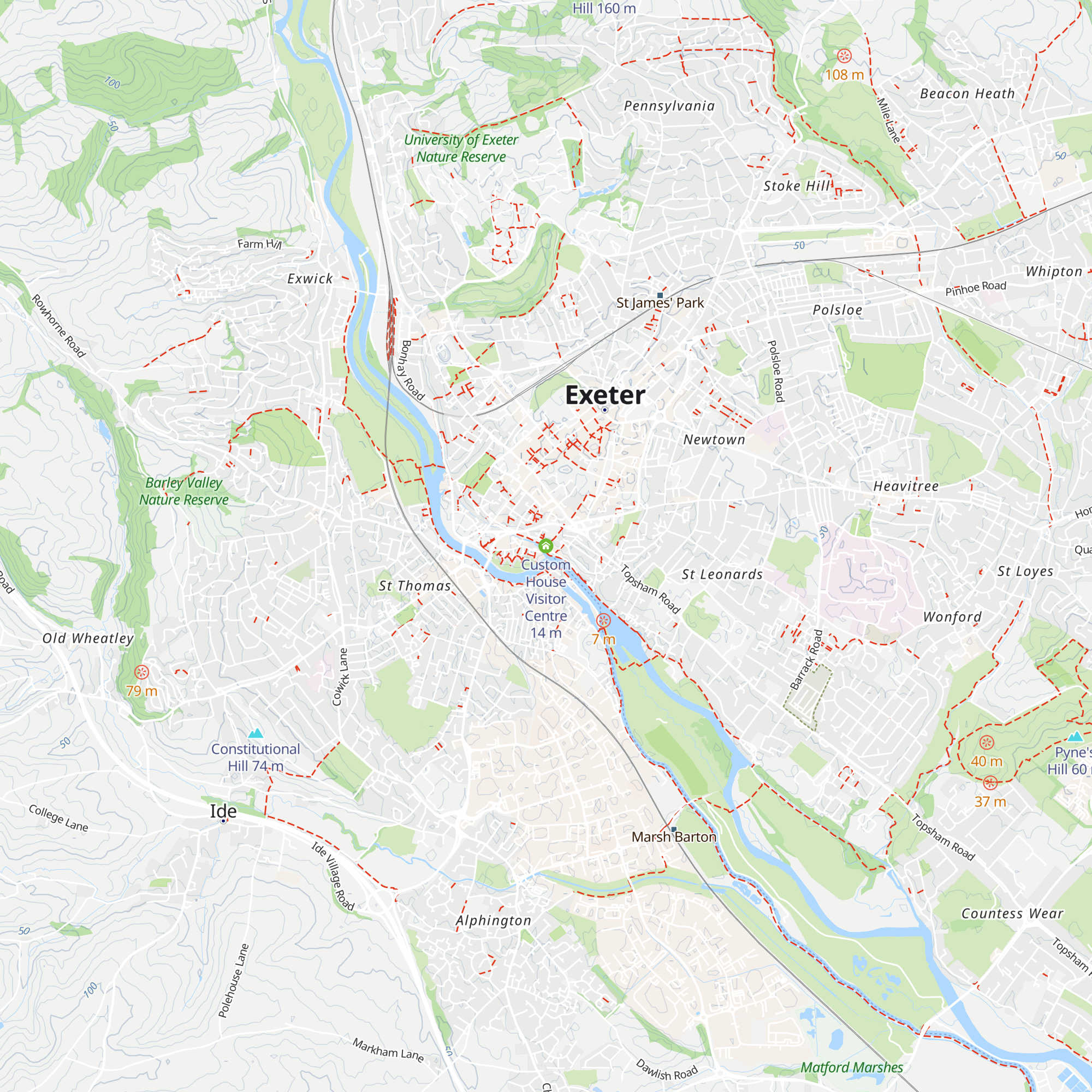 Custom House Visitor Centre map