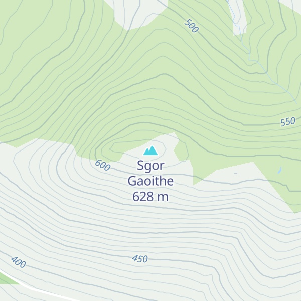 Map of Sgor Gaoithe