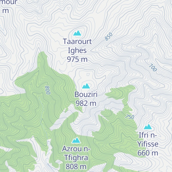 Map of Bouziri