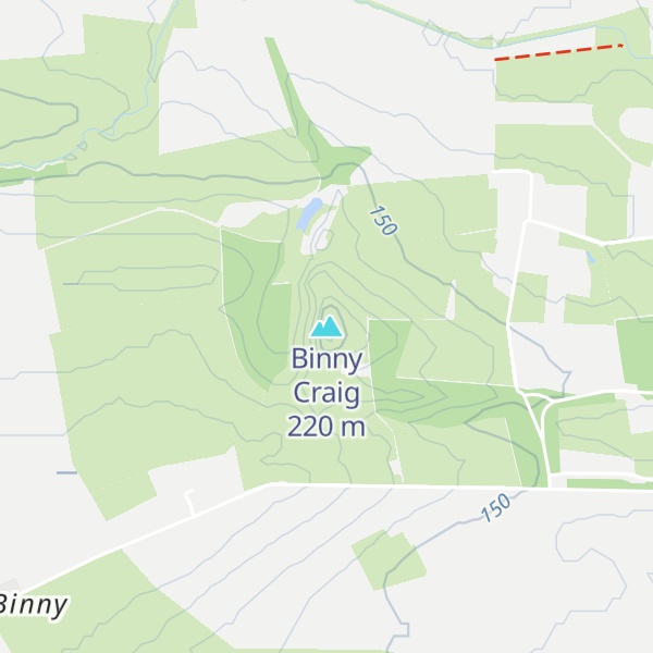 Map of Binny Craig