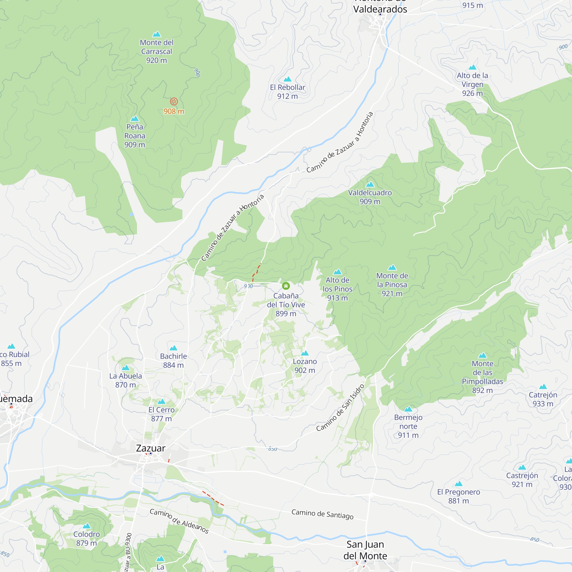 Cabaña del Tío Vive map