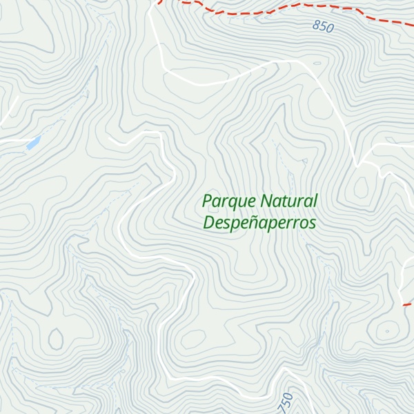 Map of Cerro de las Correderas