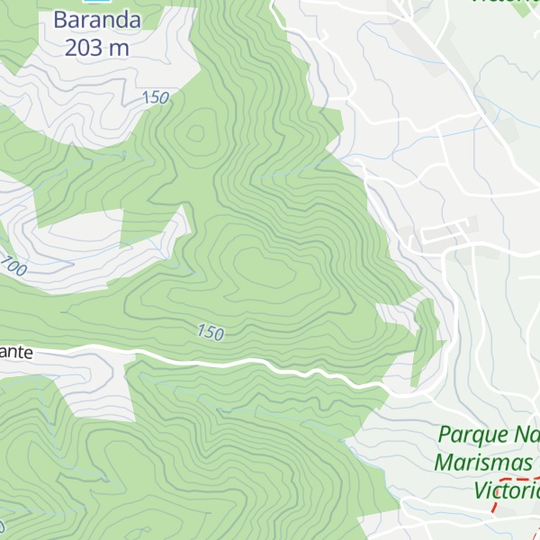 Map of Losorrio / La Pica