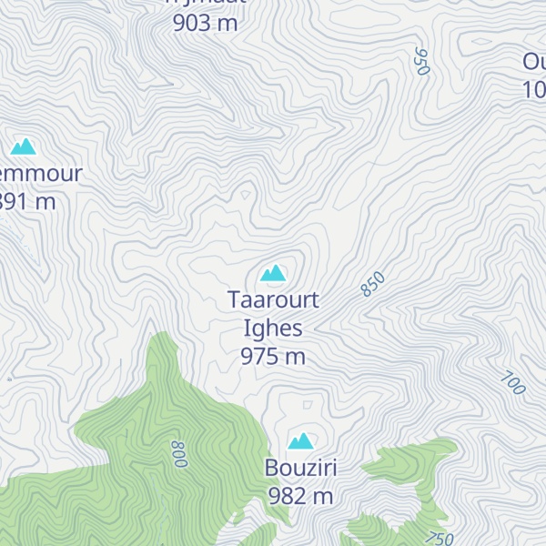 Map of Taarourt Ighes