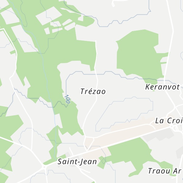 Map of Gîte Ty Yuna