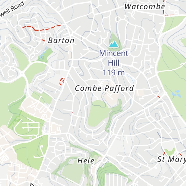 Map of Lummaton Hill