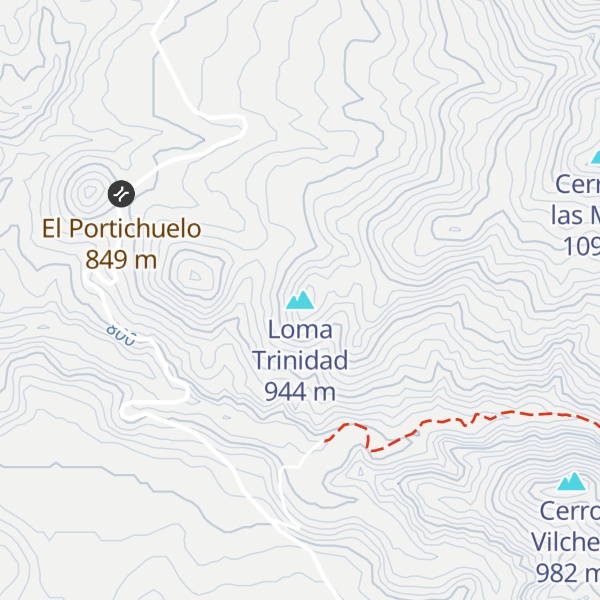 Map of Loma Trinidad
