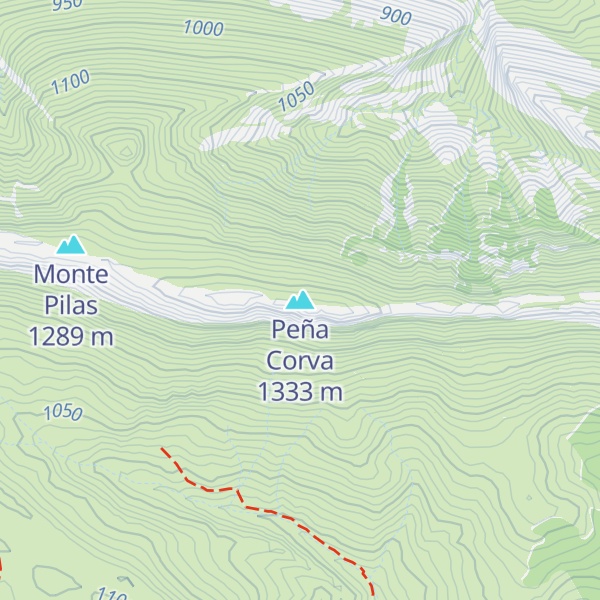 Map of Peña Corva