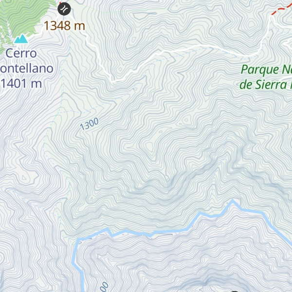 Map of Cerro de Poyo Alto