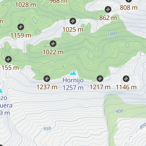 Map of Hornijo