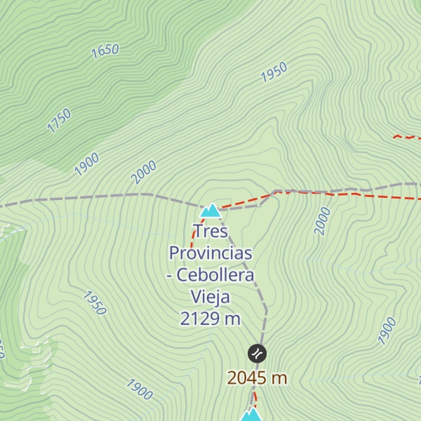 Map of Tres Provincias - Cebollera Vieja