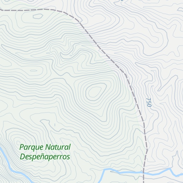 Map of Cerro del Rey