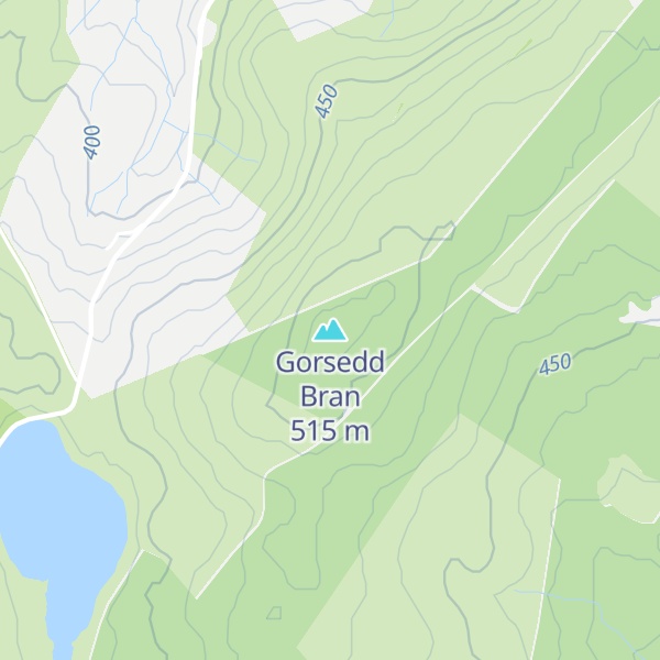 Map of Gorsedd Bran
