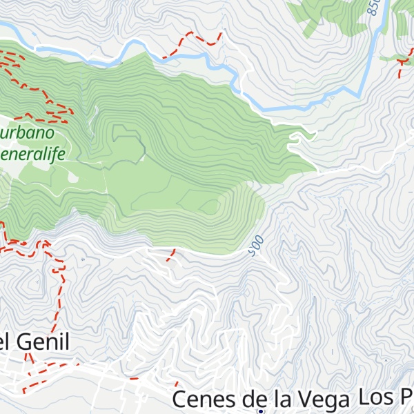 Map of Cerro del Sol
