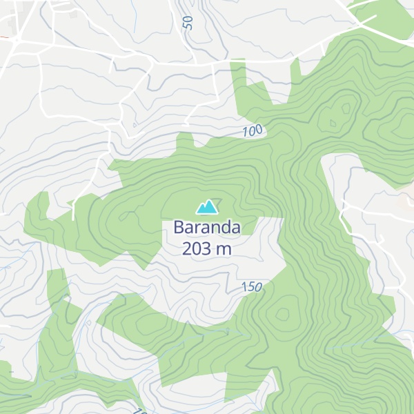 Map of Baranda