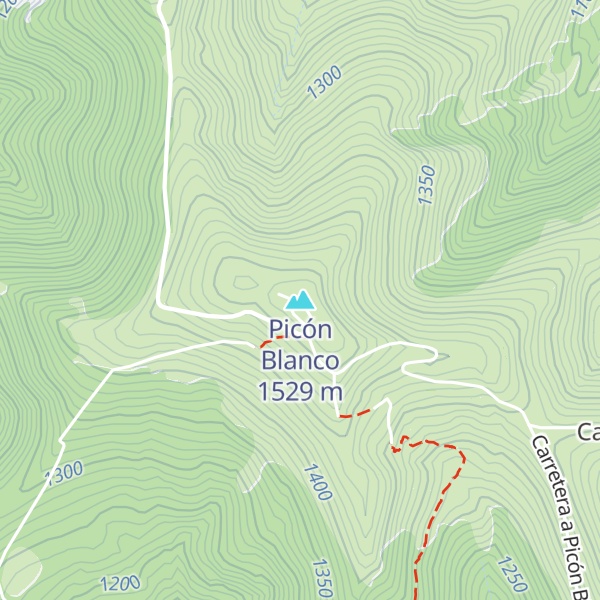 Map of Picón Blanco