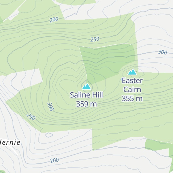 Map of Saline Hill
