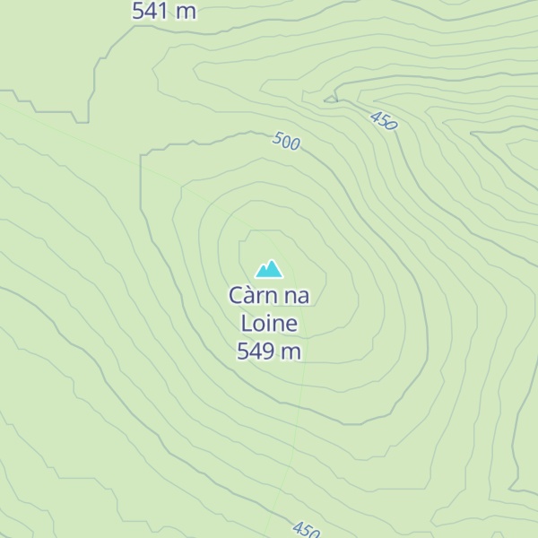 Map of Càrn na Loine