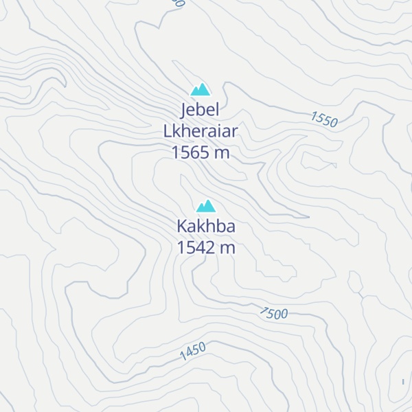 Map of Kakhba