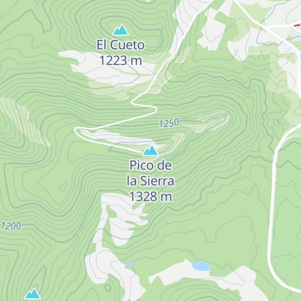 Map of Pico de la Sierra