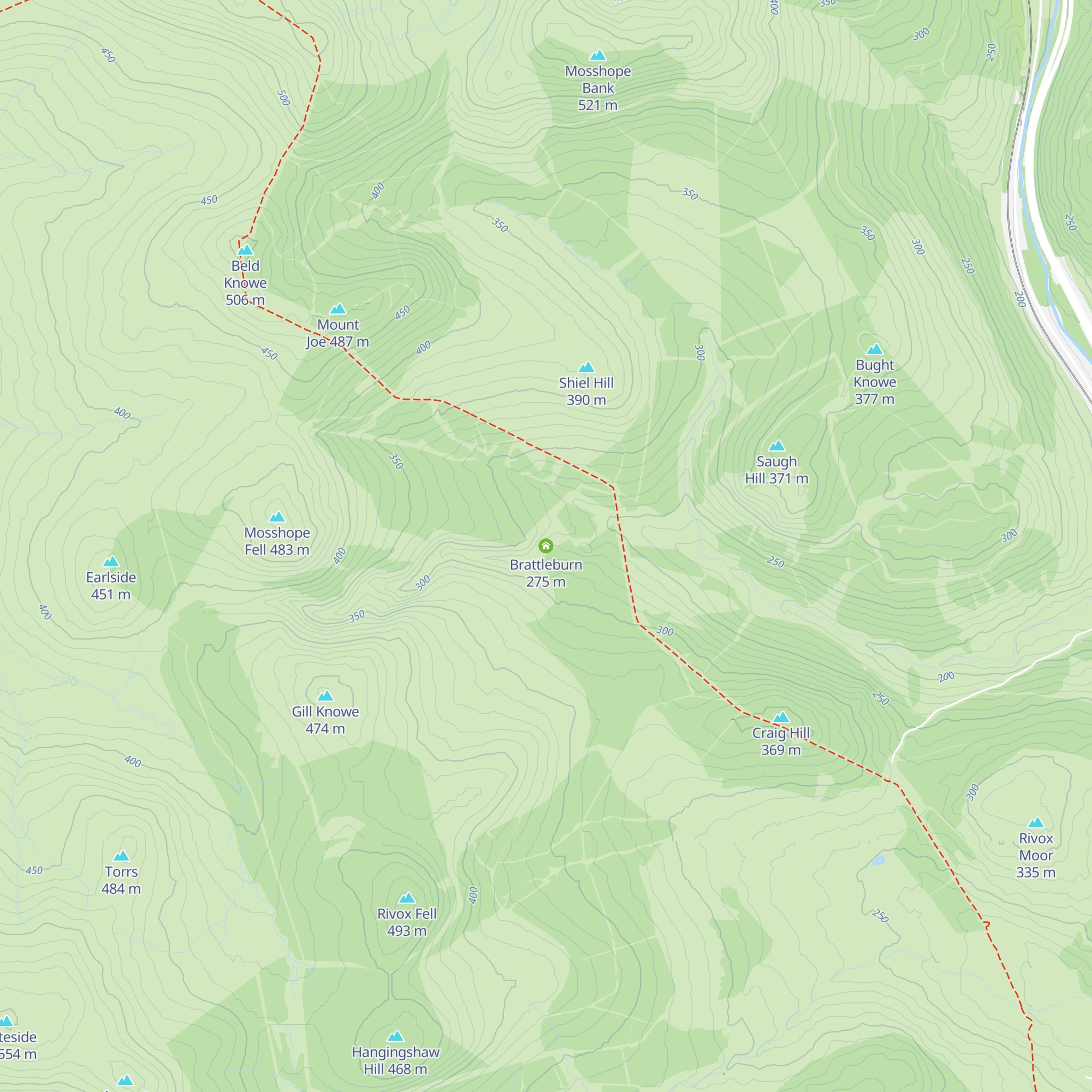 Brattleburn map