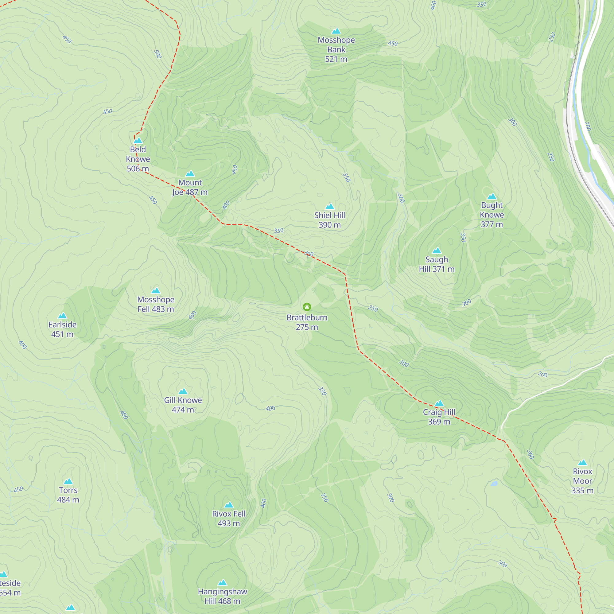 Brattleburn map