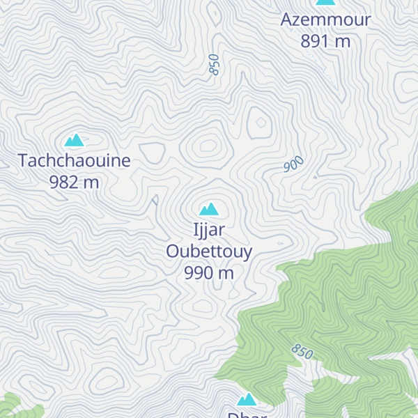 Map of Ijjar Oubettouy