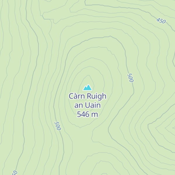 Map of Càrn Ruigh an Uain