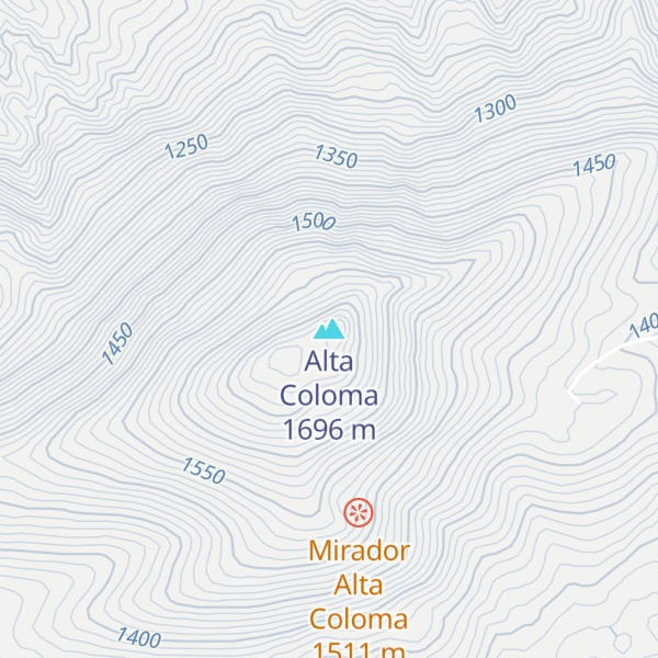 Map of Alta Coloma