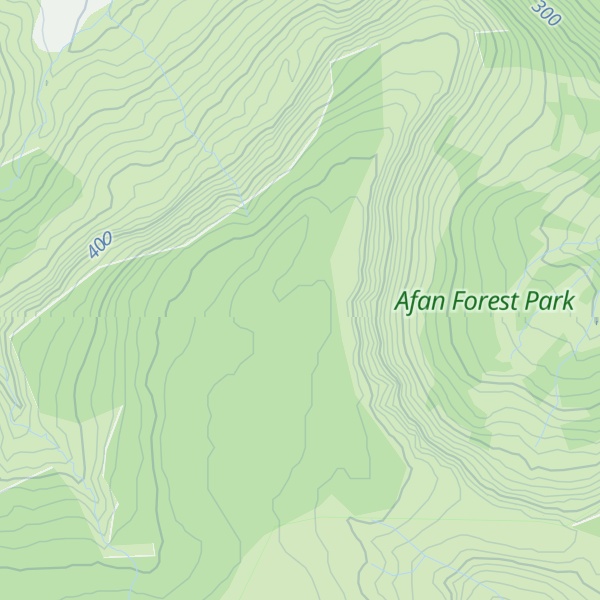 Map of Mynydd Ty-isaf