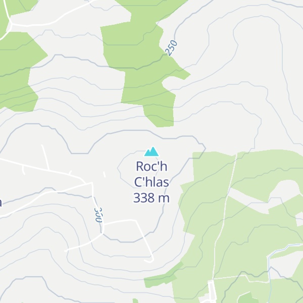 Map of Roc'h C'hlas