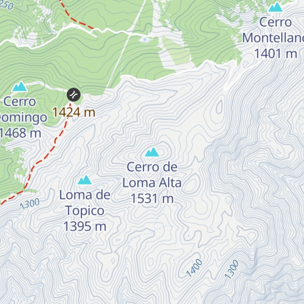 Map of Cerro de Loma Alta