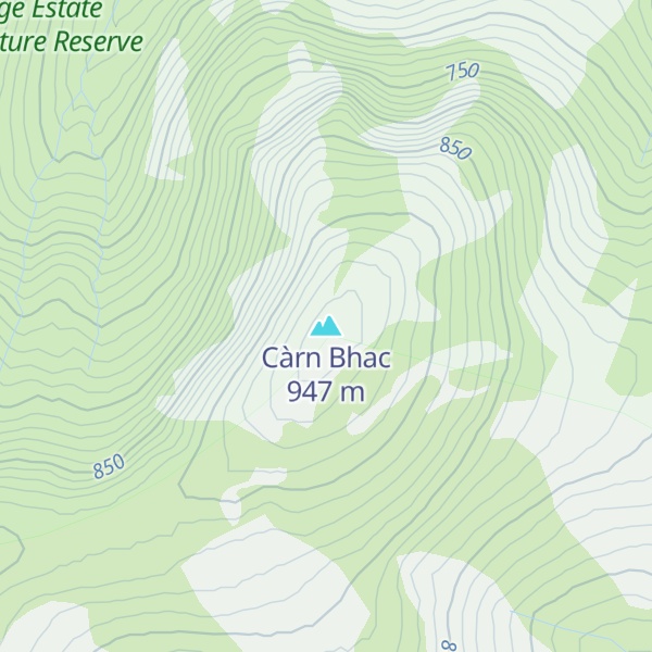 Map of Càrn Bhac
