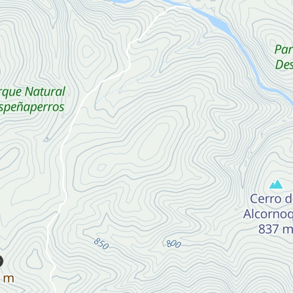 Map of Cerro del Moro