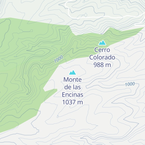 Map of Monte de las Encinas