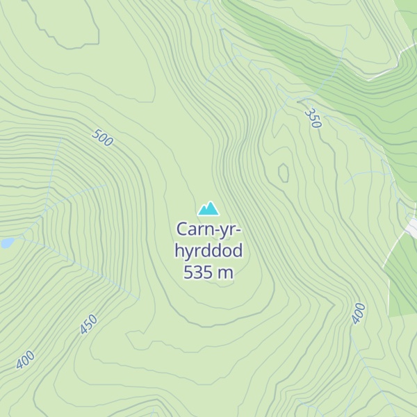 Map of Carn-yr-hyrddod
