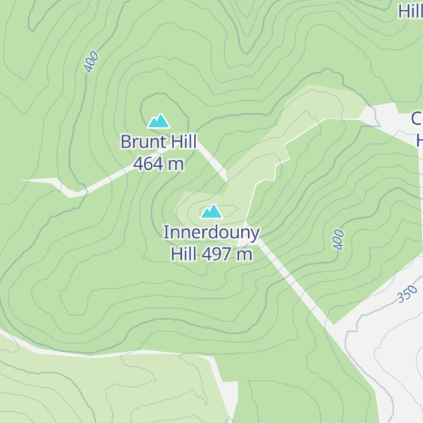 Map of Innerdouny Hill